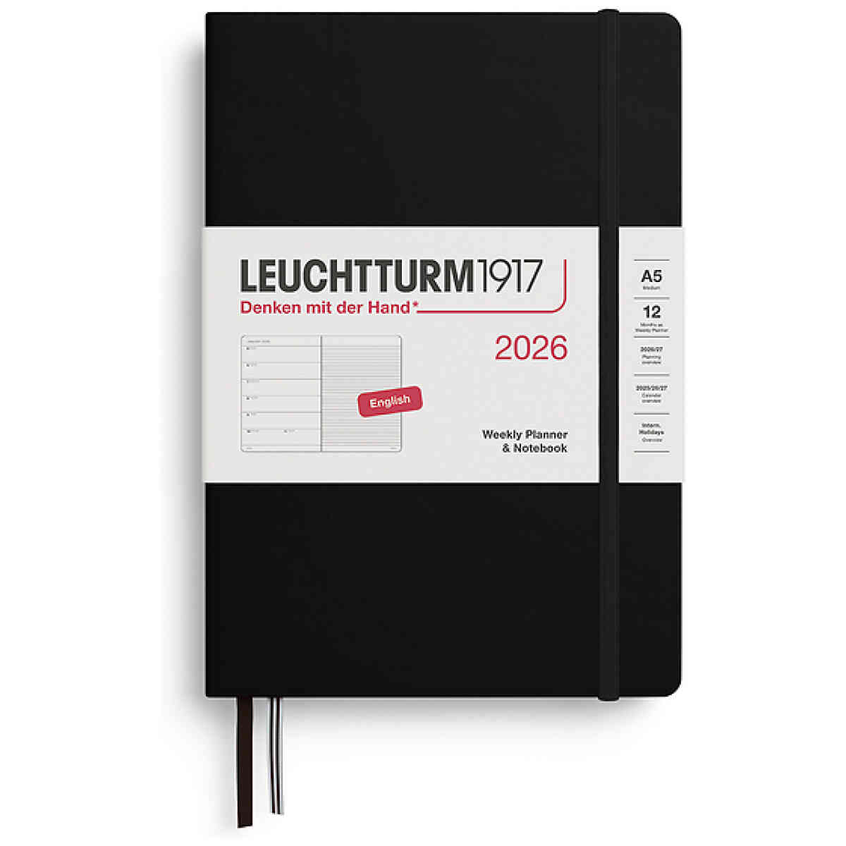 Kalender 2026 Leuchtturm1917 A5 vecka/notes - Bild 4