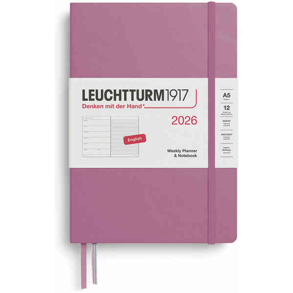 Kalender 2026 Leuchtturm1917 A5 vecka/notes