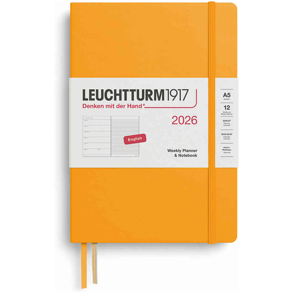 Kalender 2026 Leuchtturm1917 A5 vecka/notes - Bild 3