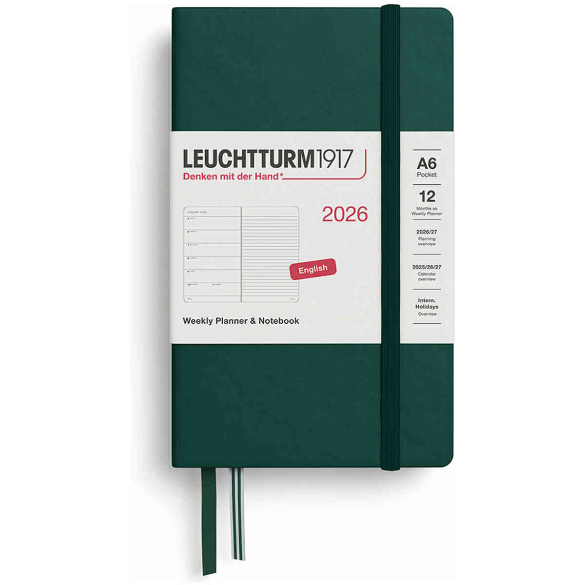 Kalender 2026 Leuchtturm1917 A6 vecka/notes - Bild 5