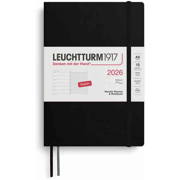 Kalender 2026 Leuchtturm1917 A5 Soft vecka/notes