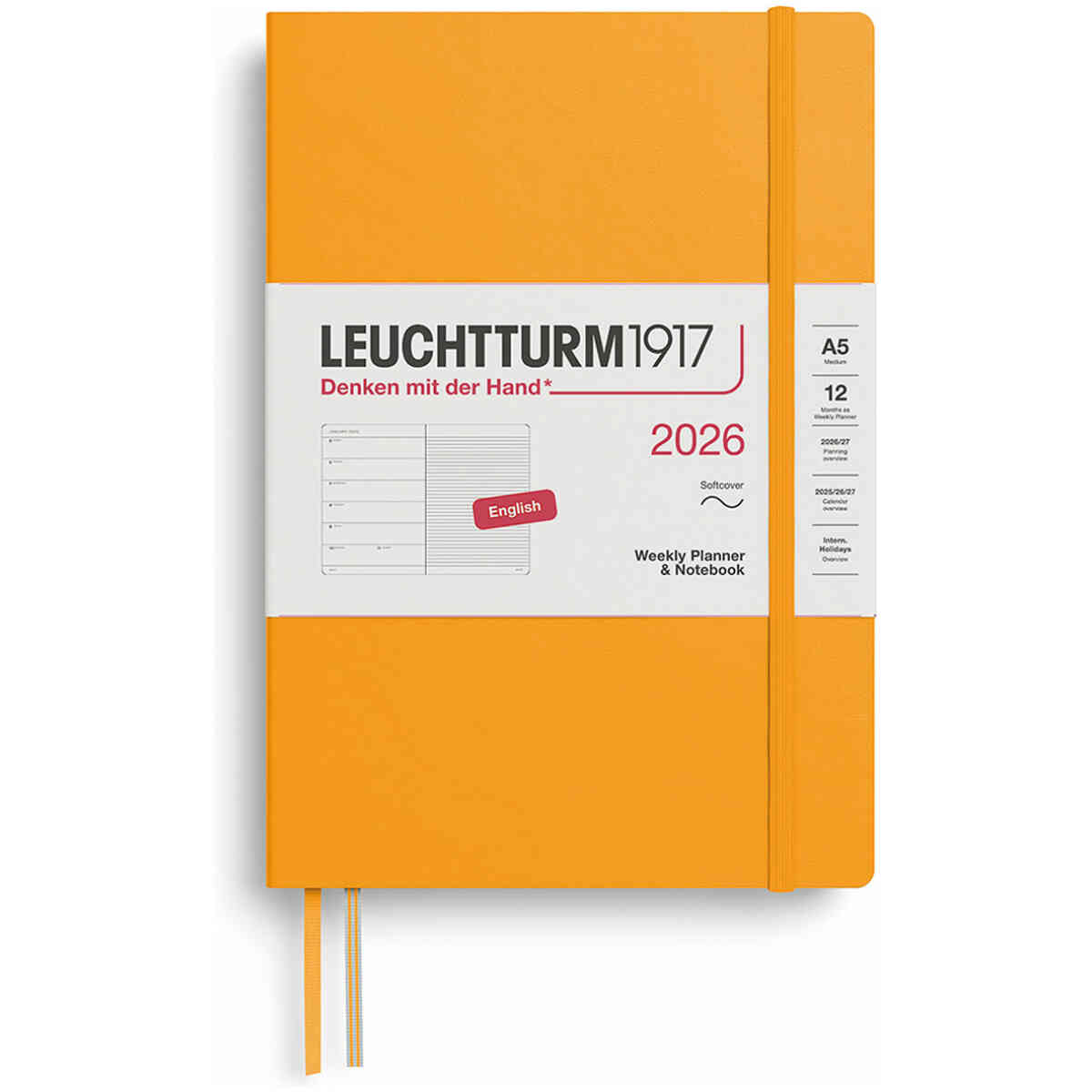 Kalender 2026 Leuchtturm1917 A5 Soft vecka/notes - Bild 4