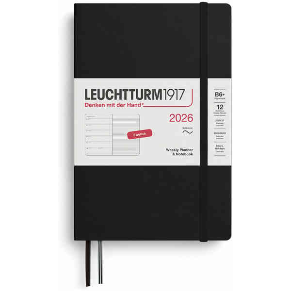 Kalender 2026 Leuchtturm1917 B6 Soft vecka/notes