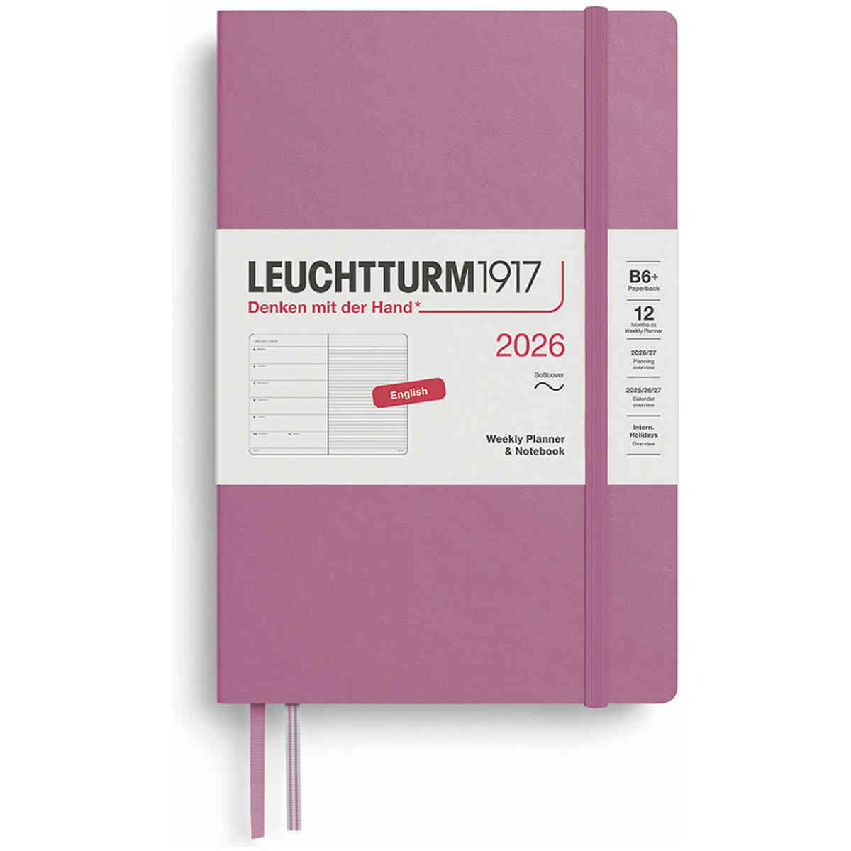 Kalender 2026 Leuchtturm1917 B6 Soft vecka/notes - Bild 2