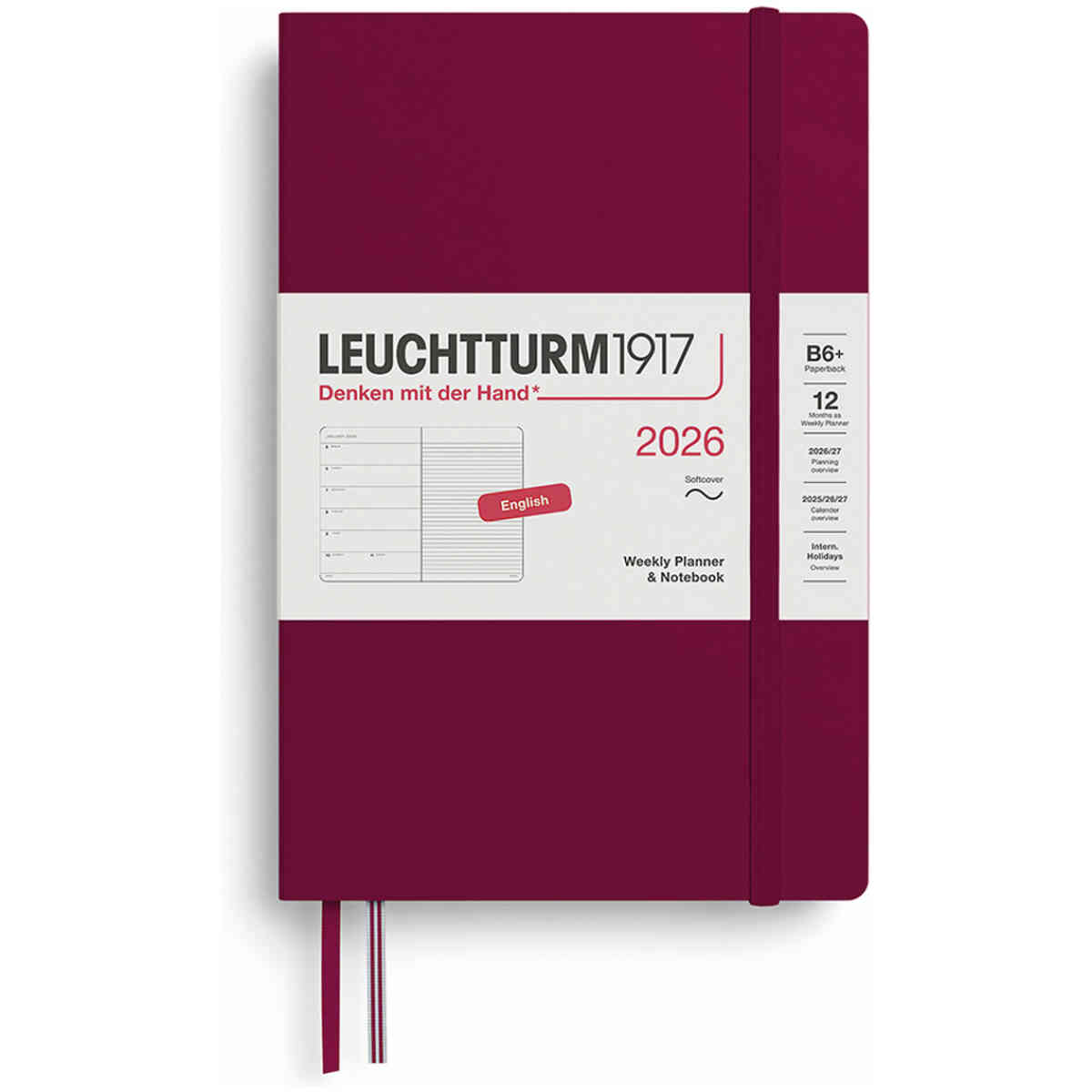 Kalender 2026 Leuchtturm1917 B6 Soft vecka/notes - Bild 3
