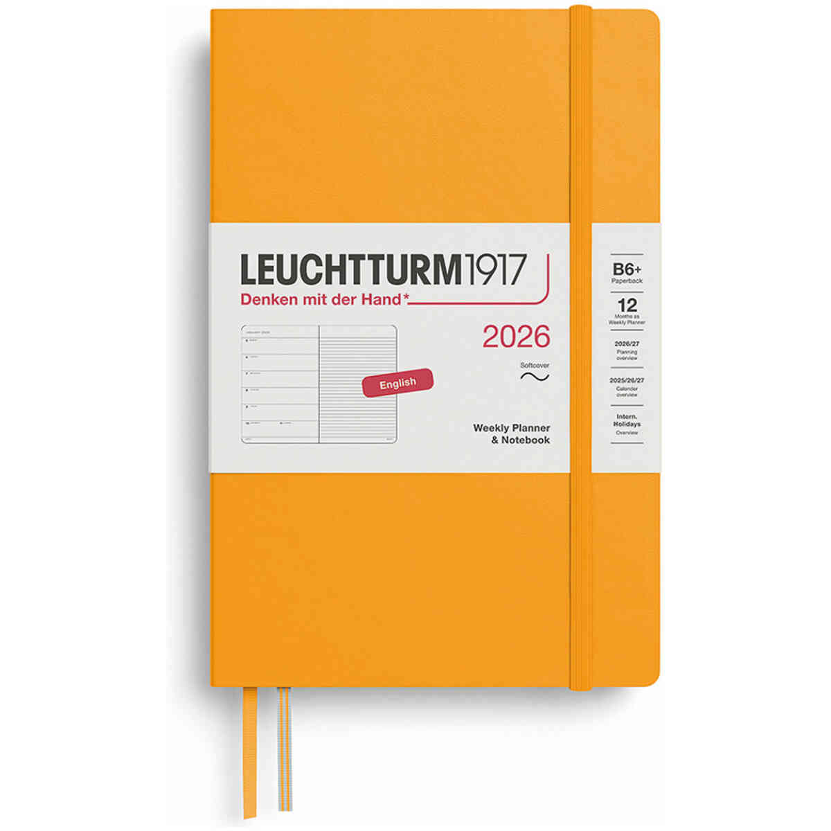 Kalender 2026 Leuchtturm1917 B6 Soft vecka/notes - Bild 4