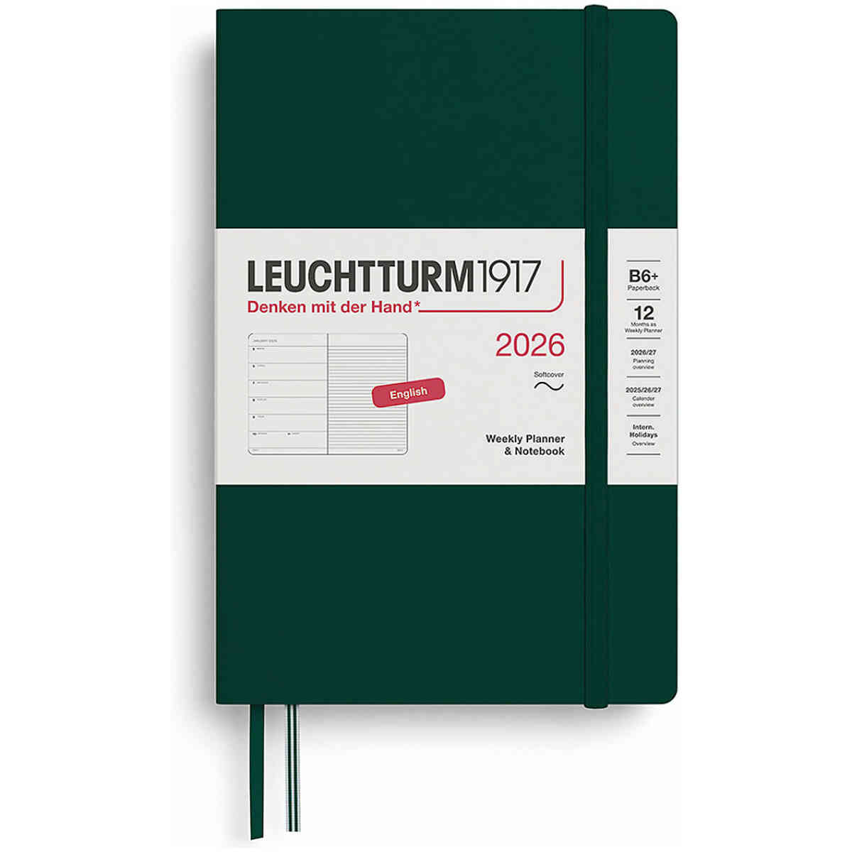 Kalender 2026 Leuchtturm1917 B6 Soft vecka/notes - Bild 5