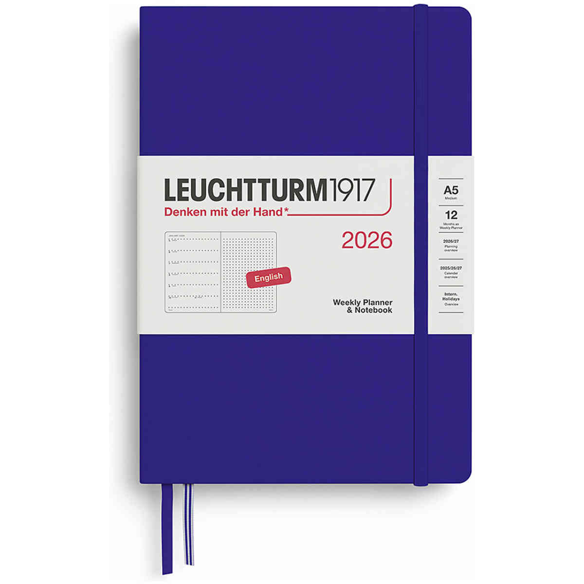 Kalender 2026 Leuchtturm1917 A5 Prickad vecka/notes - Bild 5