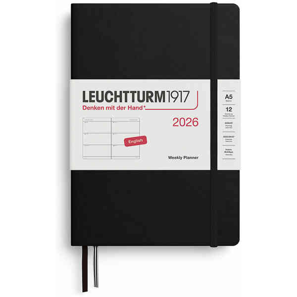 Kalender 2026 Leuchtturm1917 A5 vecka/uppslag