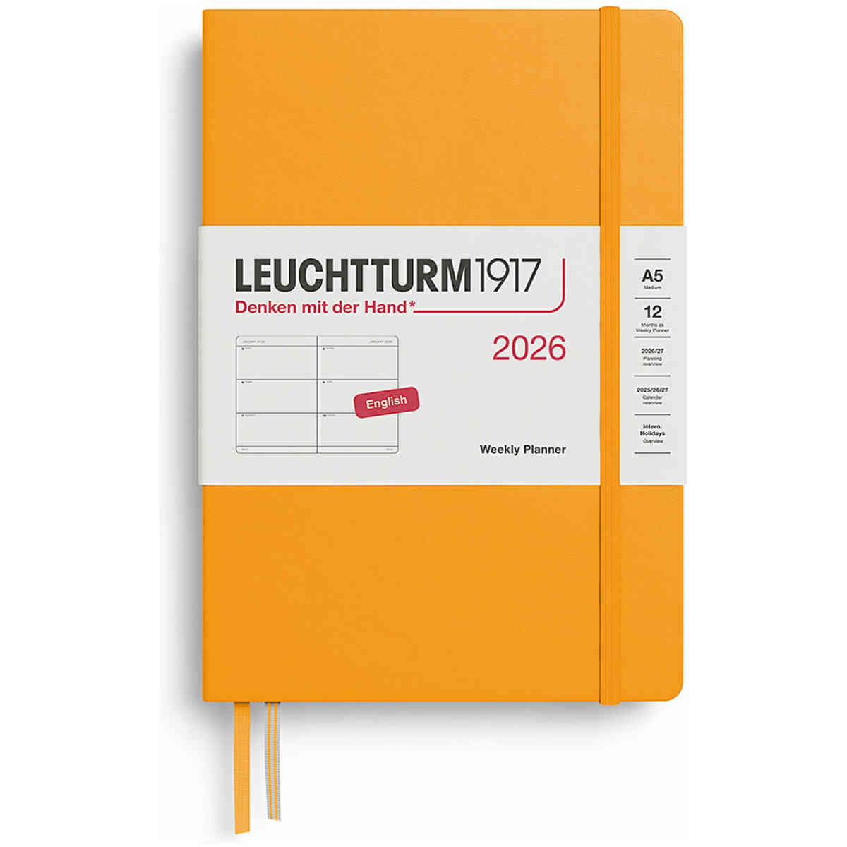 Kalender 2026 Leuchtturm1917 A5 vecka/uppslag - Bild 4