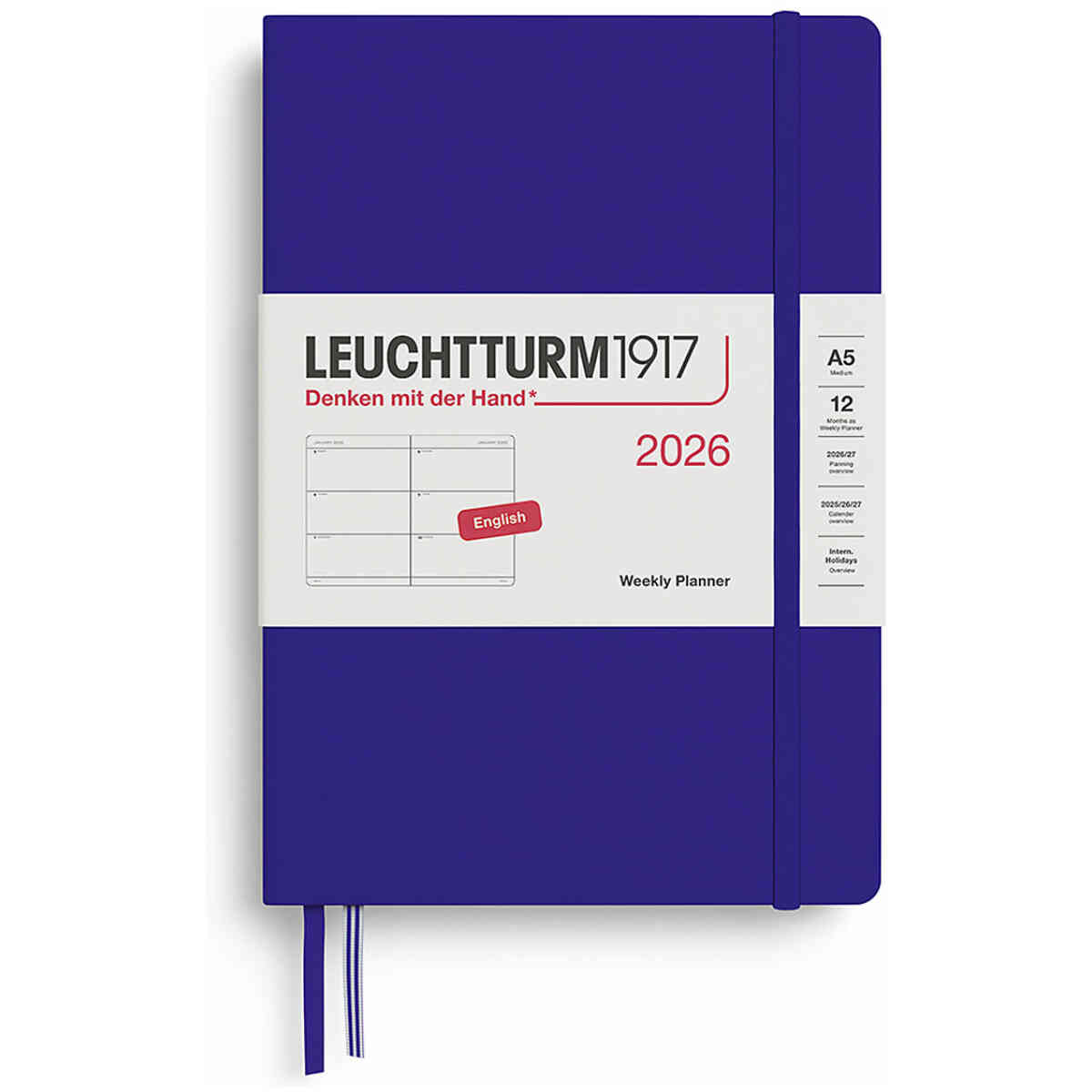 Kalender 2026 Leuchtturm1917 A5 vecka/uppslag - Bild 6