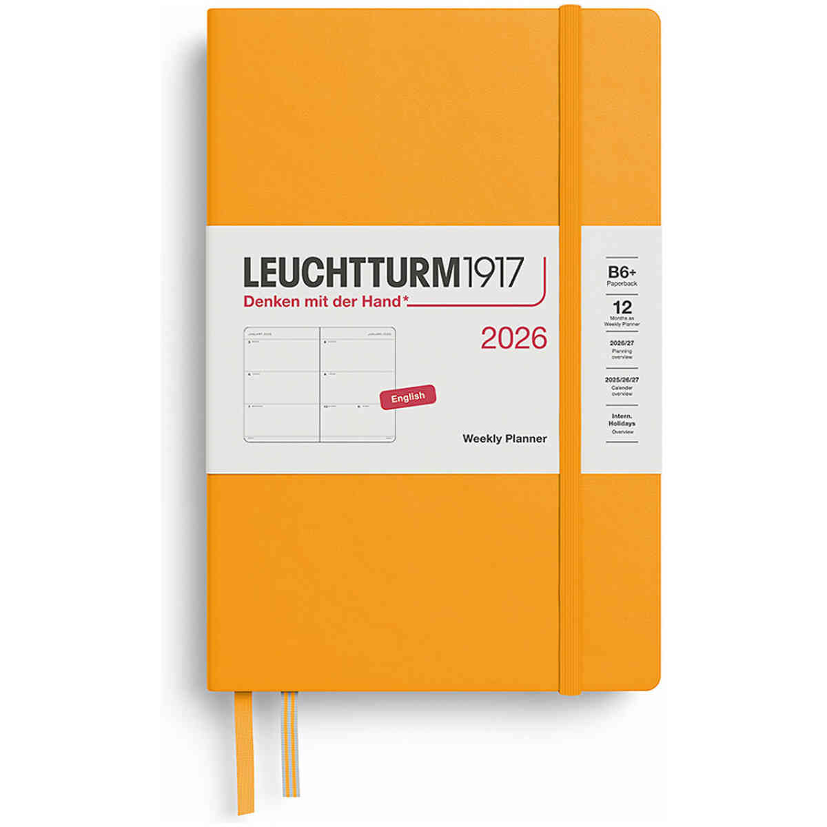 Kalender 2026 Leuchtturm1917 B6 vecka/uppslag - Bild 2