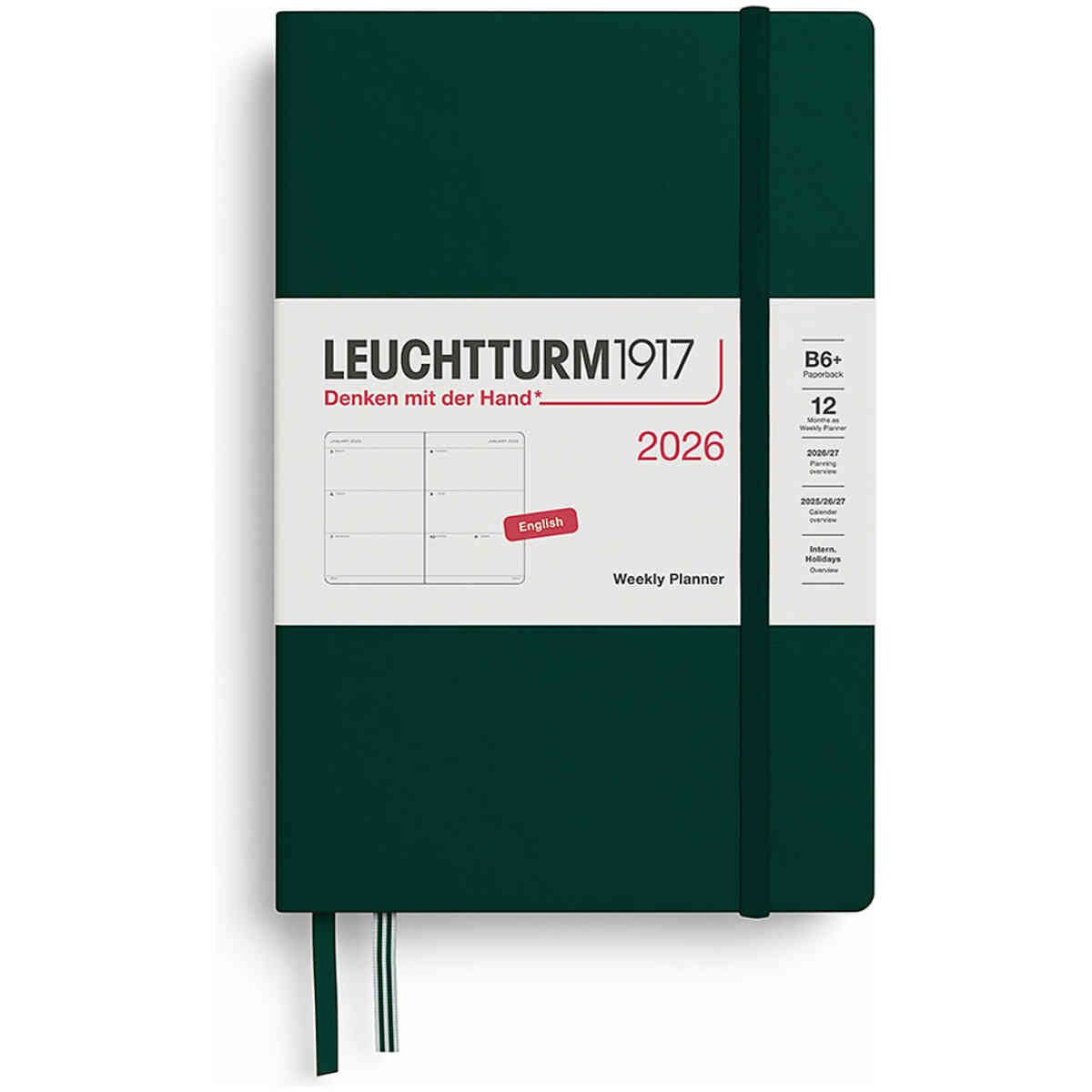 Kalender 2026 Leuchtturm1917 B6 vecka/uppslag - Bild 3