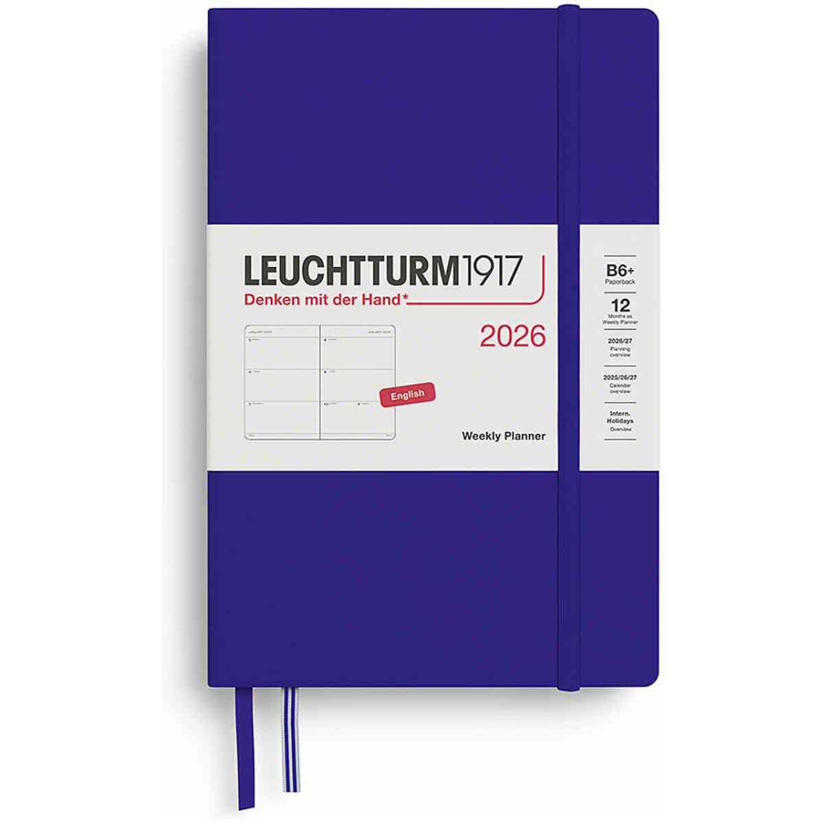 Kalender 2026 Leuchtturm1917 B6 vecka/uppslag - Bild 4