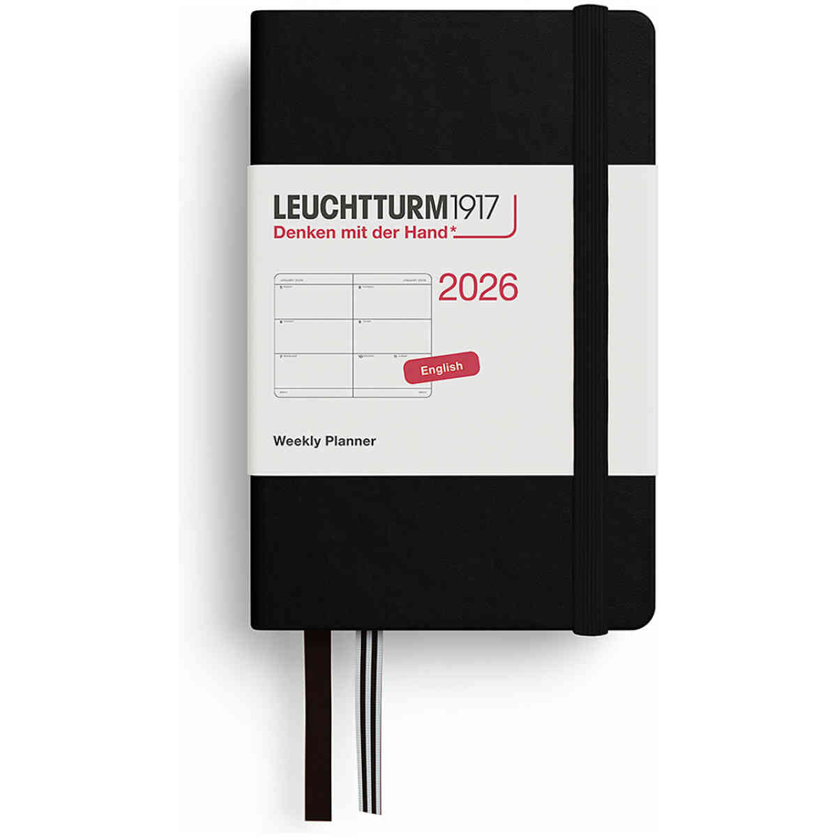 Kalender 2026 Leuchtturm1917 A7 vecka/uppslag