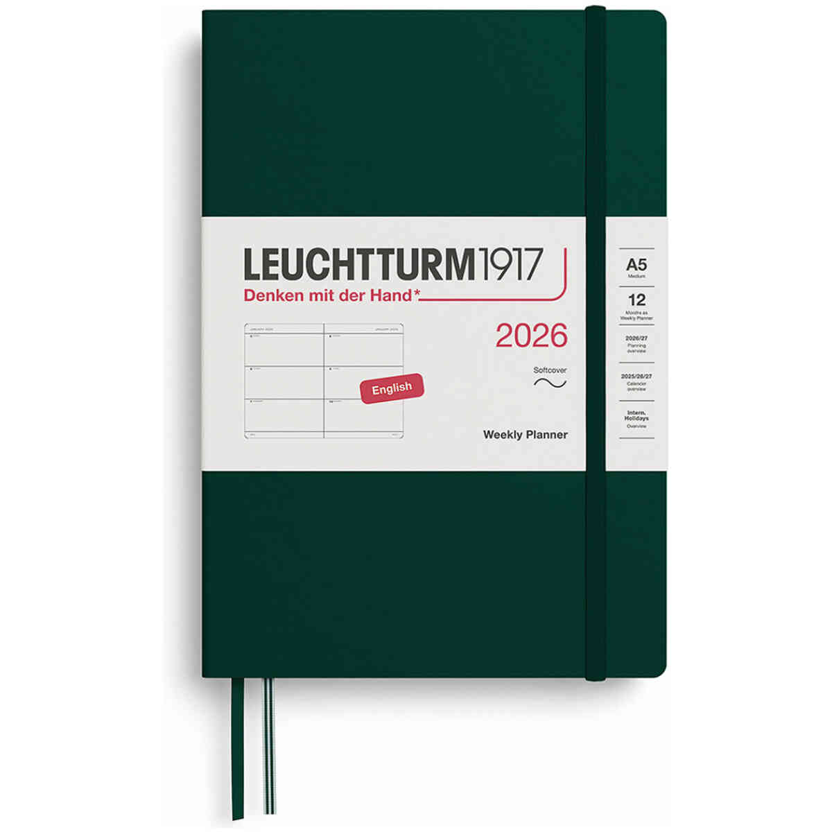 Kalender 2026 Leuchtturm1917 A5 Soft vecka/uppslag - Bild 5