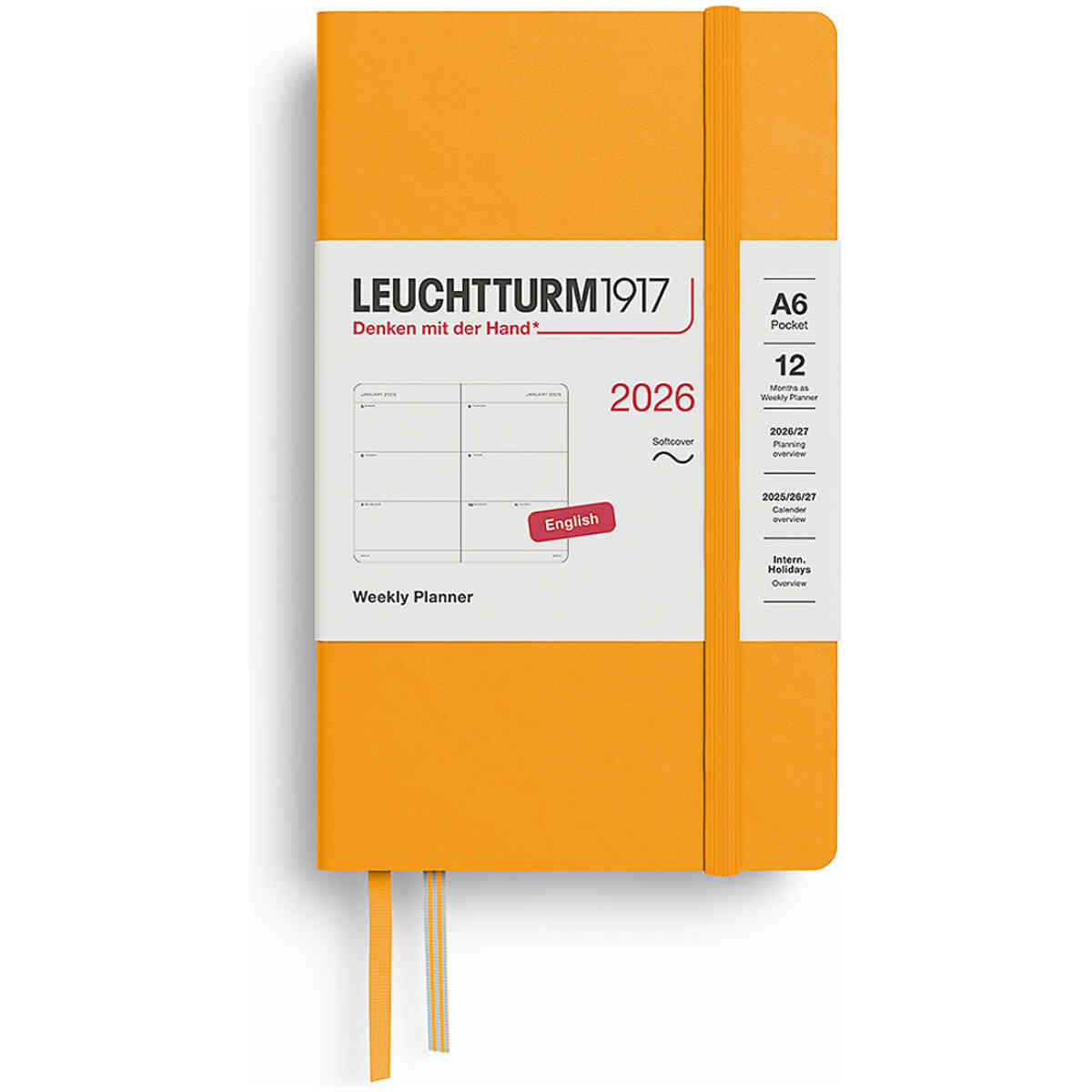 Kalender 2026 Leuchtturm1917 A6 Soft vecka/uppslag - Bild 4