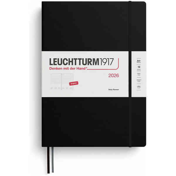 Kalender 2026 Leuchtturm1917 A4 dag/sida