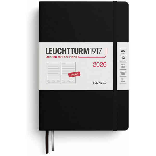 Kalender 2026 Leuchtturm1917 A5 dag/sida