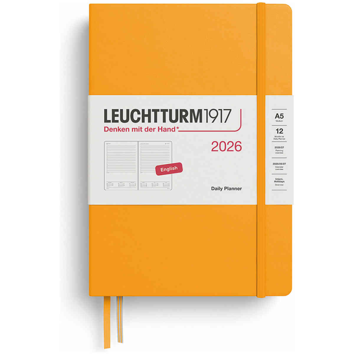 Kalender 2026 Leuchtturm1917 A5 dag/sida - Bild 2