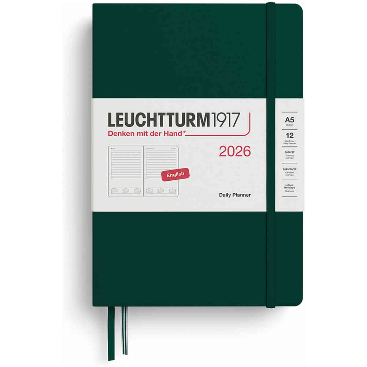 Kalender 2026 Leuchtturm1917 A5 dag/sida - Bild 3