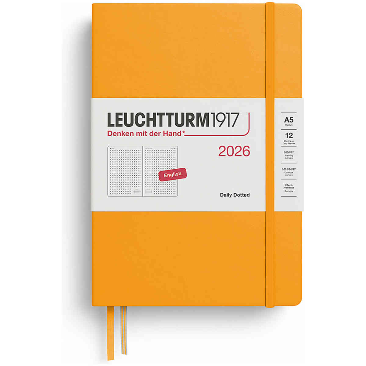Kalender 2026 Leuchtturm1917 A5 dag/sida Dotted - Bild 2
