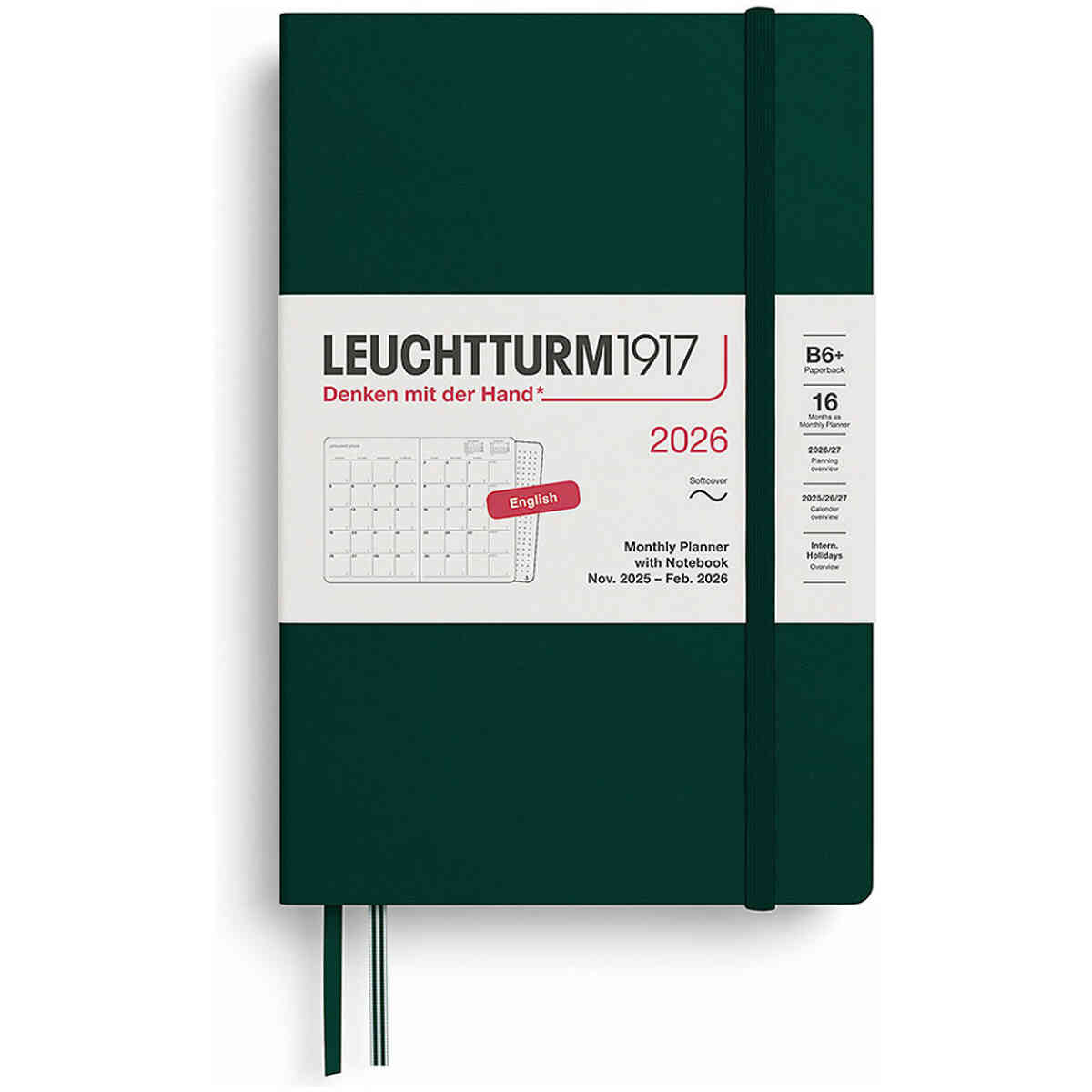 Kalender 2026 Leuchtturm1917 B6 månad/uppslag - Bild 4