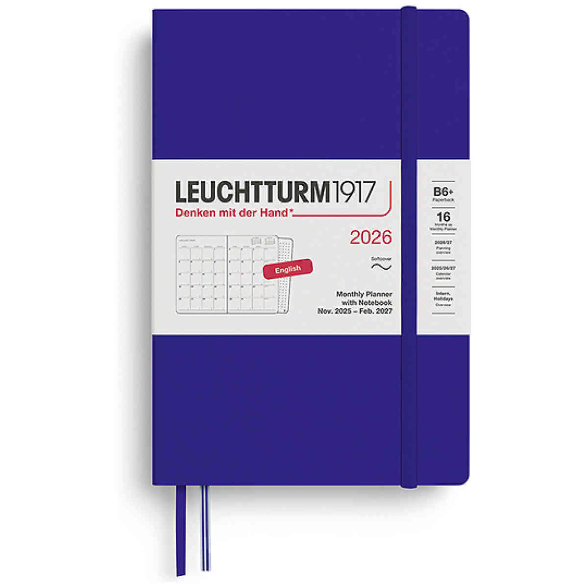 Kalender 2026 Leuchtturm1917 B6 månad/uppslag - Bild 5