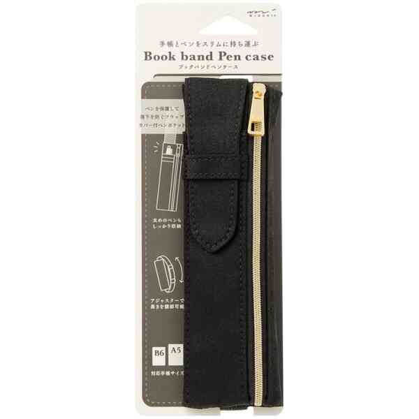 Book Band Pen Case B6 - A5 Black