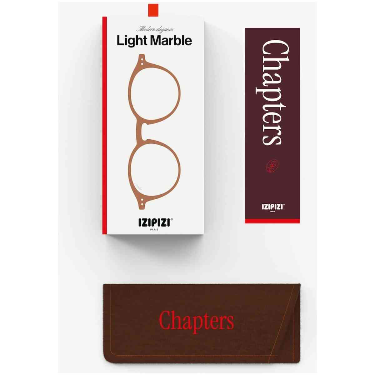 IZIPIZI New Chapters läsglasögon #D Light Marble - Bild 3