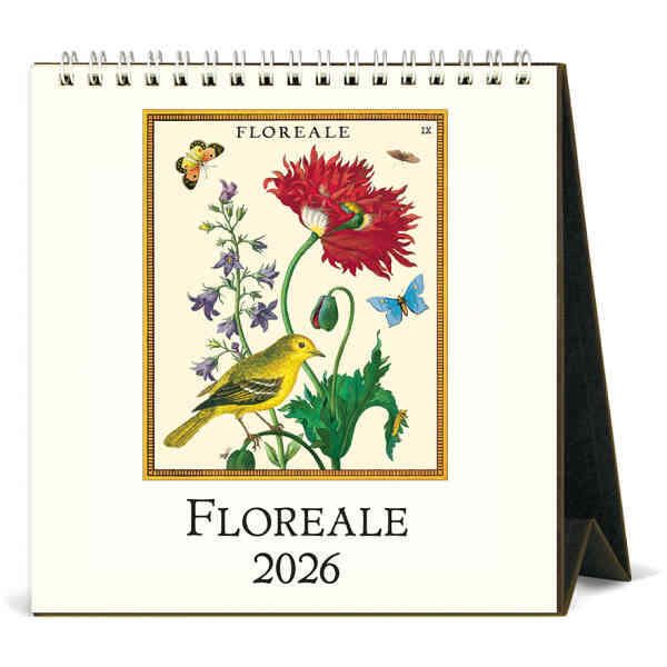 Floreale Desk Calendar 2026