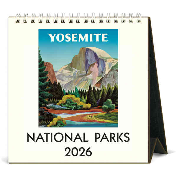 National Parks Desk Calendar 2026