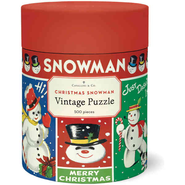 Christmas Snowman 500 Piece Puzzle