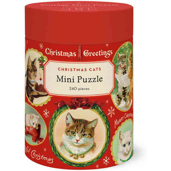 Christmas Cats Mini Puzzle