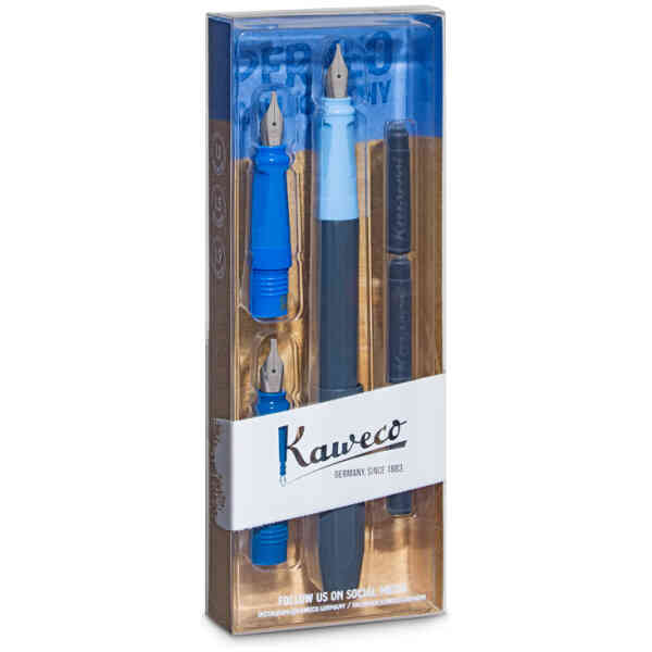 Kaweco PERKEO Calligraphy Set Blue