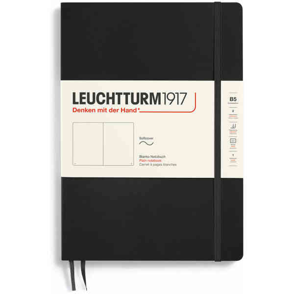 Anteckningsbok Leuchtturm1917 B5 Soft Olinjerad