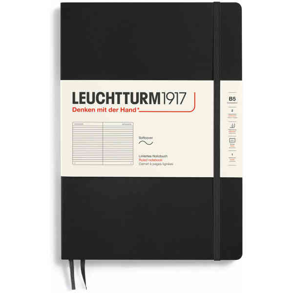 Anteckningsbok Leuchtturm1917 B5 Soft Linjerad