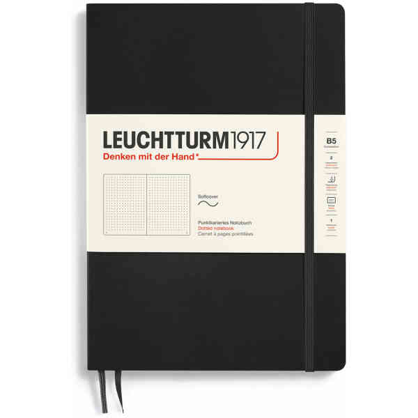 Anteckningsbok Leuchtturm1917 B5 Soft Prickad