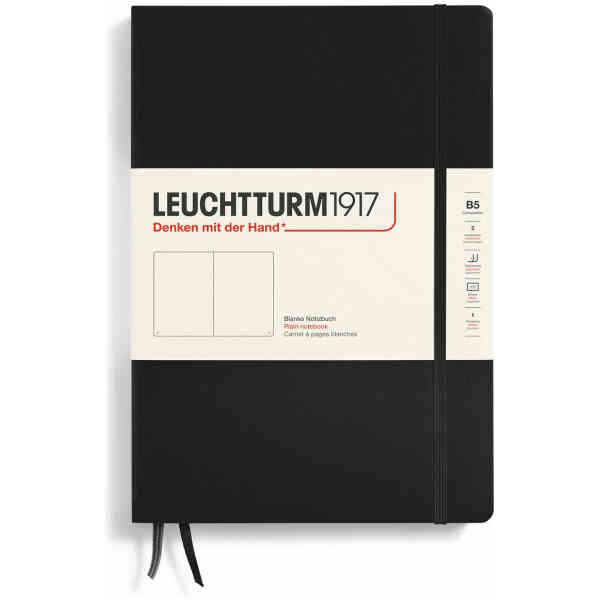 Anteckningsbok Leuchtturm1917 B5 Hard Olinjerad