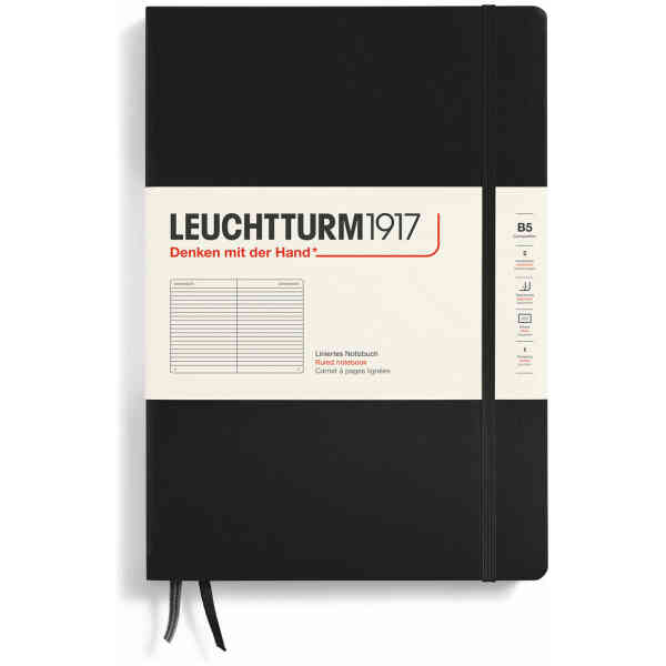 Anteckningsbok Leuchtturm1917 B5 Hard Linjerad