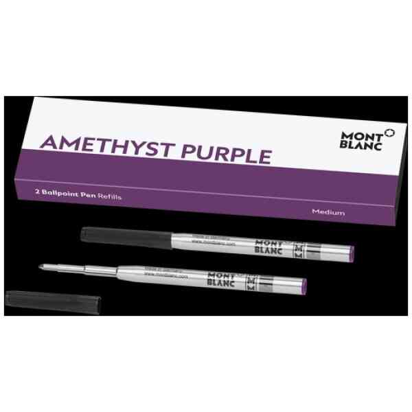2x Ballpoint Refills, Amethyst Purple