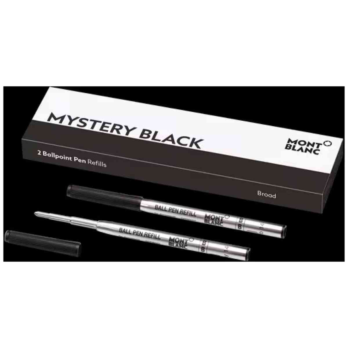 2x Ballpoint Refills, Mystery Black