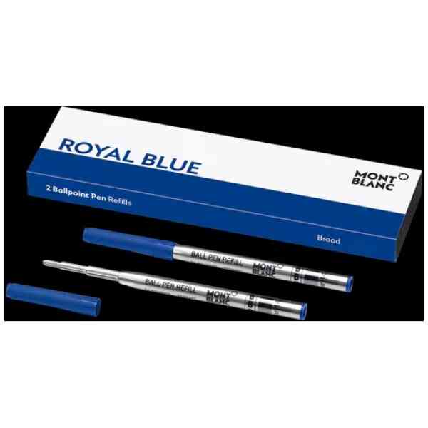 2x Ballpoint Refills, Royal Blue