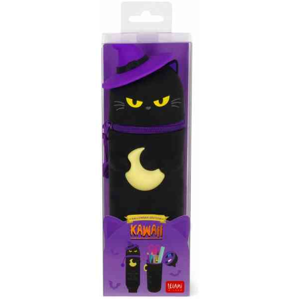 Pennfodral av silikon, Kawaii, Kitty Witch Halloween Edition 2026
