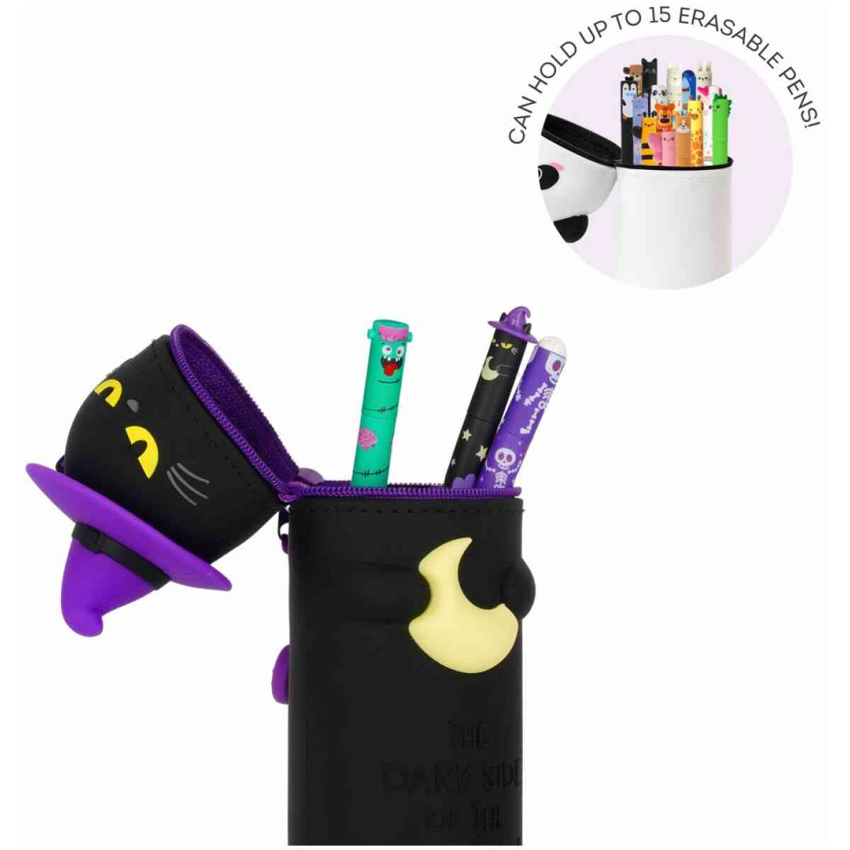 Pennfodral av silikon, Kawaii, Kitty Witch Halloween Edition 2026 - Bild 3