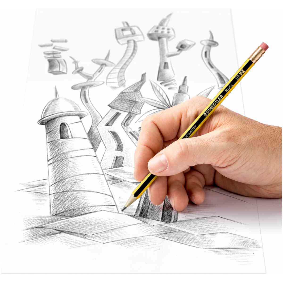 Noris® 122 Graphite pencil with eraser tip