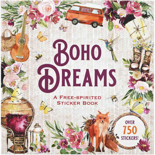 Boho Dreams, Sticker Book