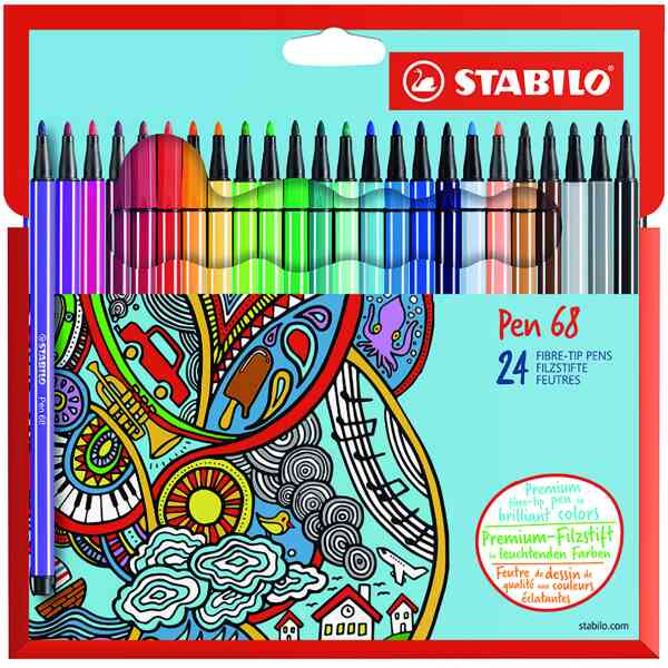STABILO Pen 68 24 Pack