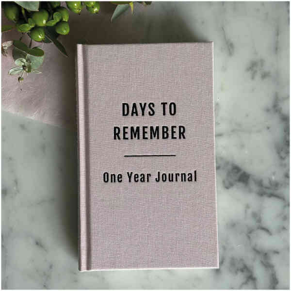 Days to remember One Year Journal Paperstyle