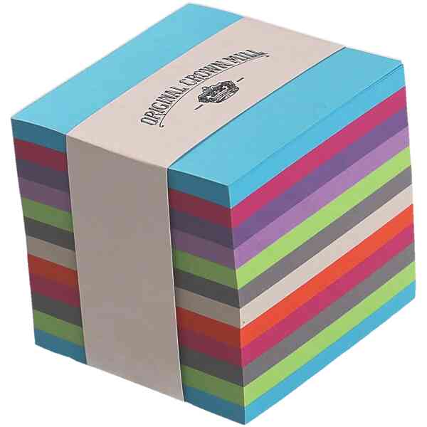 Cube pad 5 X 5 X 5 smooth multicouleurs 120 smooth multicouleurs 120 g.